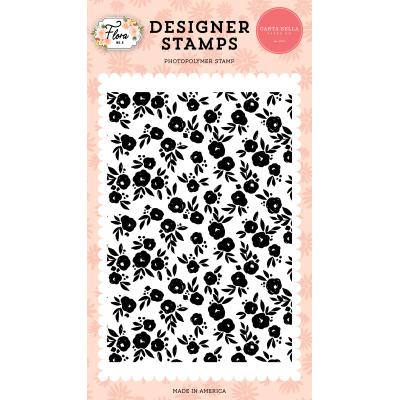 Carta Bella Flora No. 5 Clear Stamps - Happy Floral Background